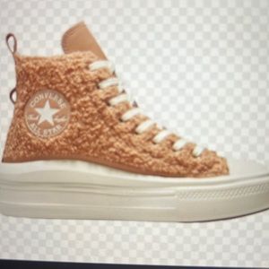Converse Chuck Taylor Move Platform High Sherpa, Tan